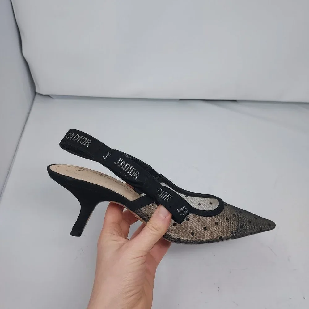 Christian Dior J’Adior Slingback Mid-Heel Pump - Picture 6 of 13